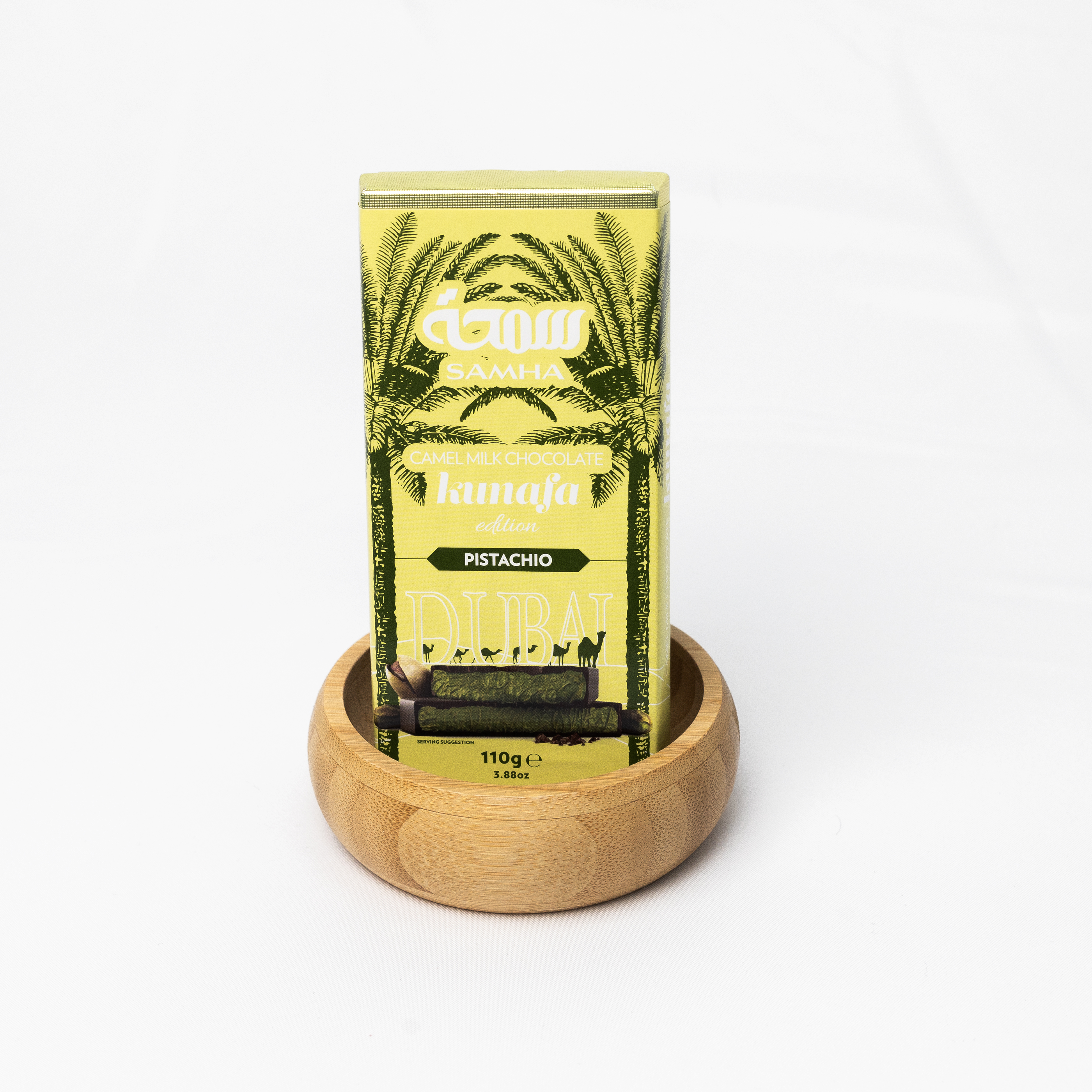Samha Camel Milk Chocalate Kunafa Edition Pistachio 110g